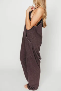 Discount Worth Collective Raelynn Jumpsuit in Washed Black
