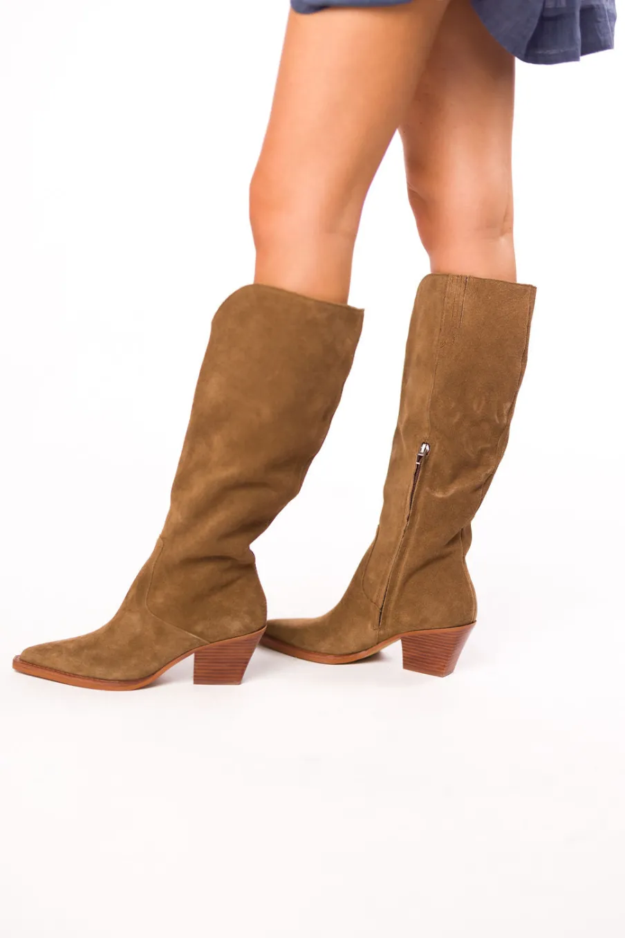 Hot Worth Collective Raj Boots in Brown Suede