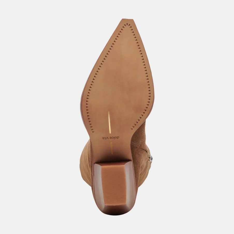 Hot Worth Collective Raj Boots in Brown Suede