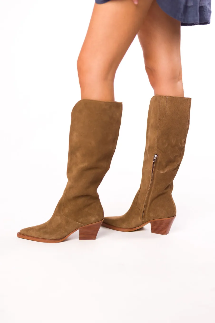 Hot Worth Collective Raj Boots in Brown Suede
