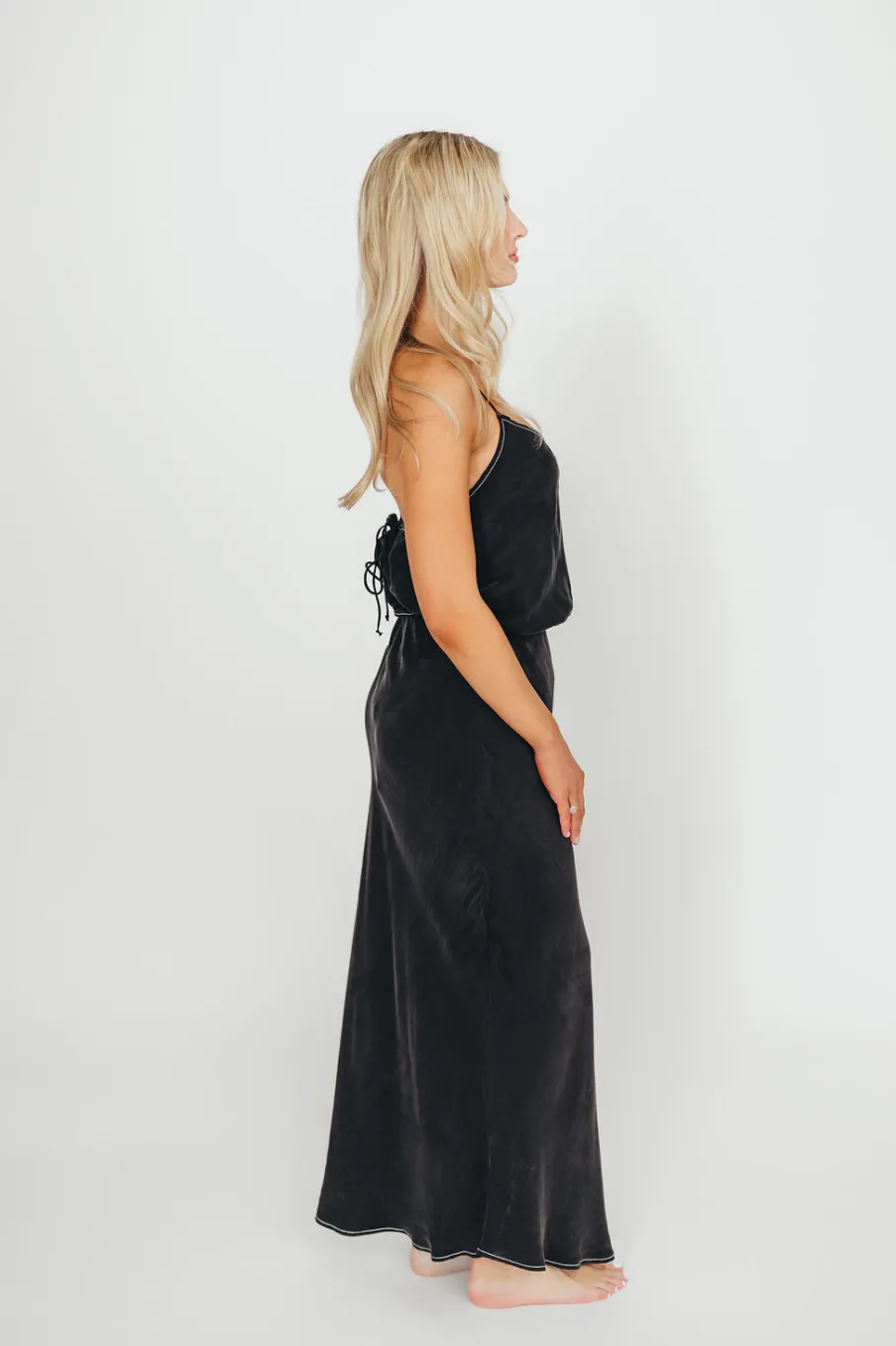 Fashion Worth Collective Romana Cami Top and Skirt Set in Black
