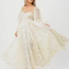 Sale Worth Collective Ryder Grace Maxi Dress in Cream