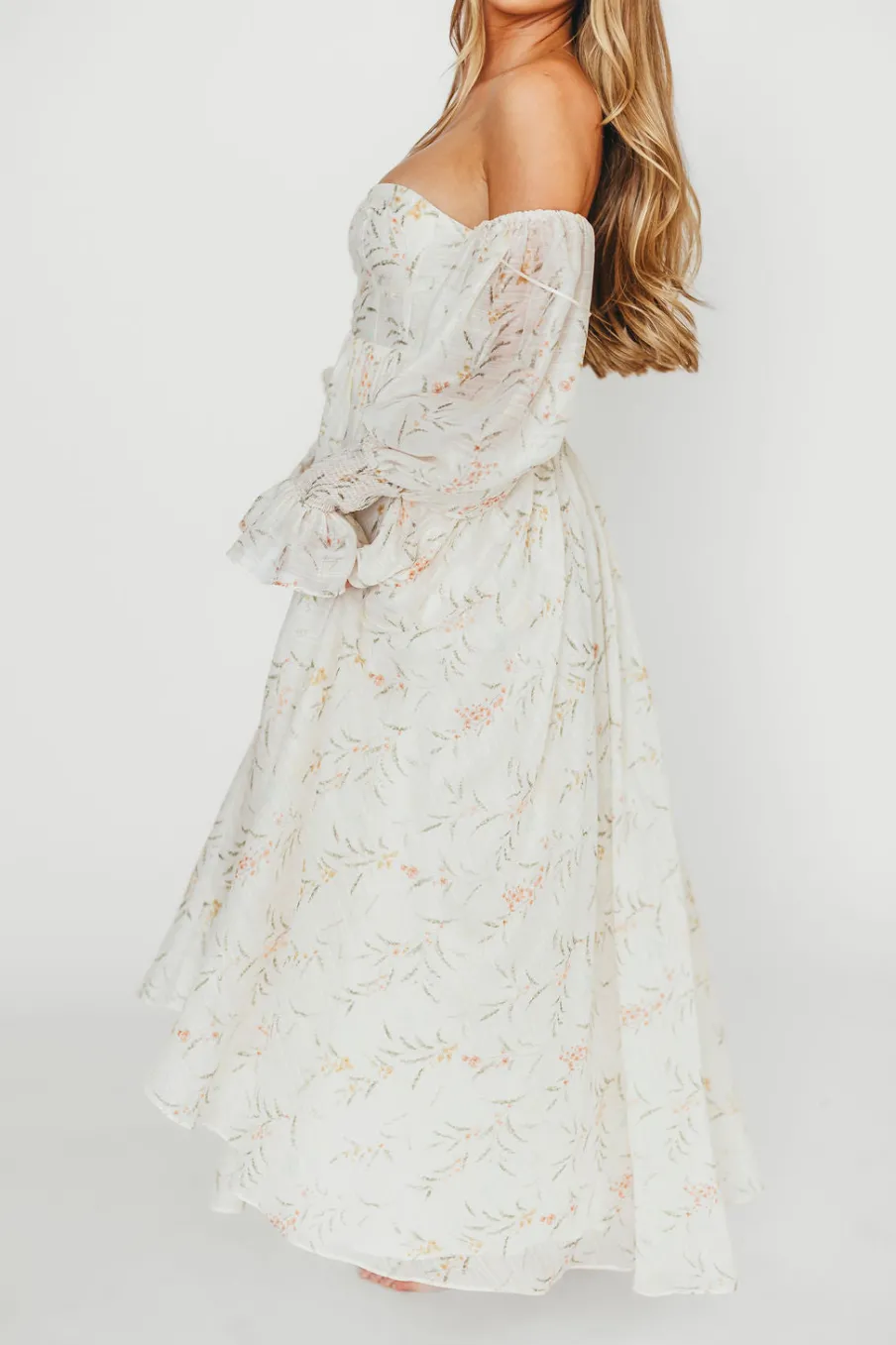 Sale Worth Collective Ryder Grace Maxi Dress in Cream