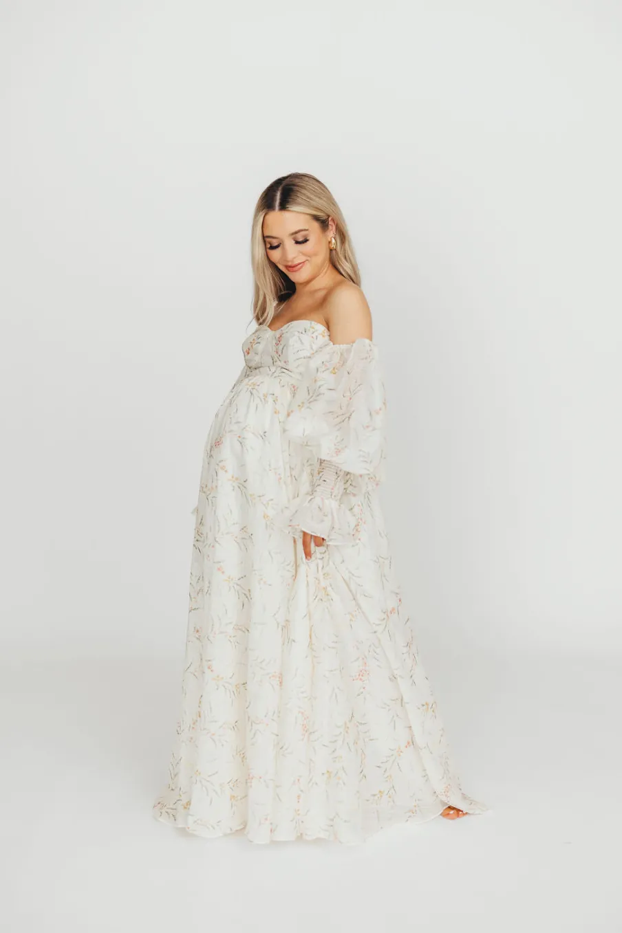 Sale Worth Collective Ryder Grace Maxi Dress in Cream
