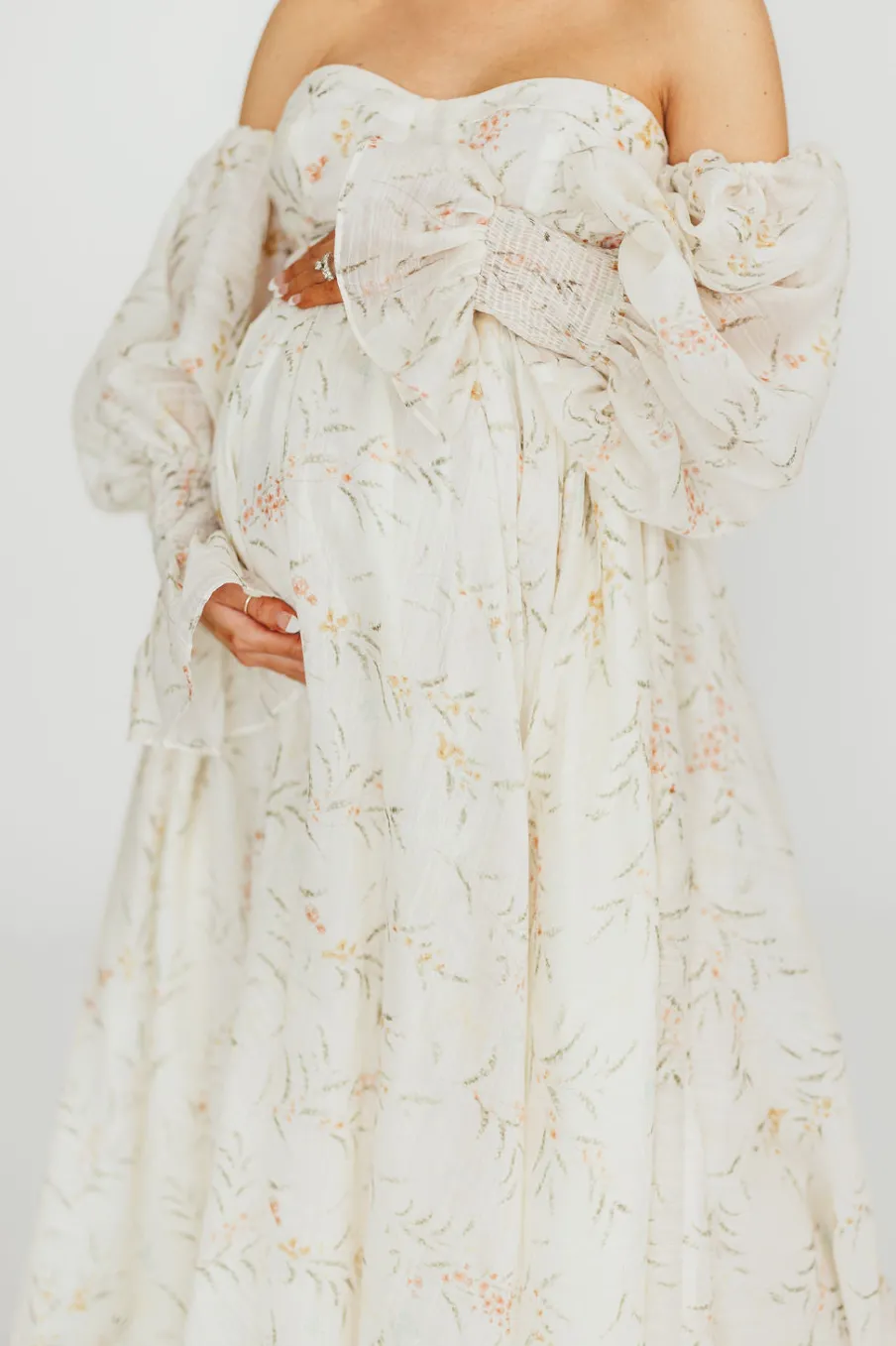 Sale Worth Collective Ryder Grace Maxi Dress in Cream