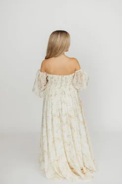 Sale Worth Collective Ryder Grace Maxi Dress in Cream