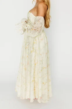 Sale Worth Collective Ryder Grace Maxi Dress in Cream
