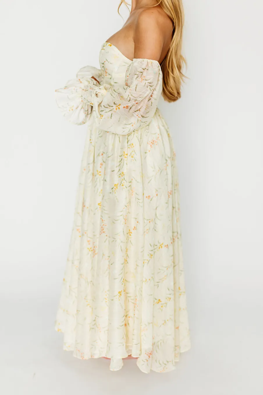 Sale Worth Collective Ryder Grace Maxi Dress in Cream