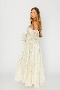 Sale Worth Collective Ryder Grace Maxi Dress in Cream