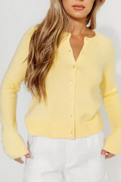 Hot Worth Collective Seabrook Cardigan in Buttercream