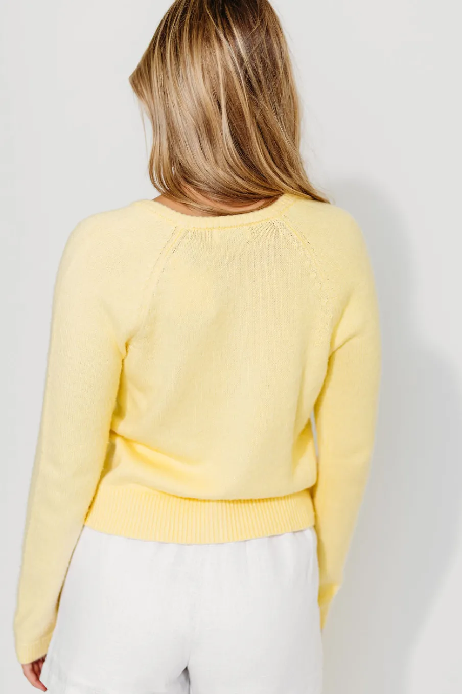 Hot Worth Collective Seabrook Cardigan in Buttercream