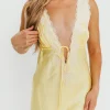 Clearance Worth Collective Seraphina Maxi Dress in Banana