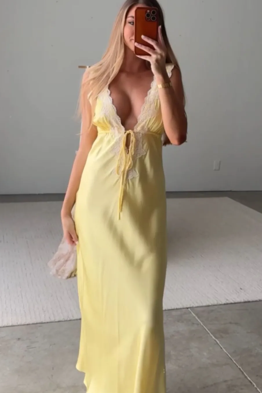 Clearance Worth Collective Seraphina Maxi Dress in Banana