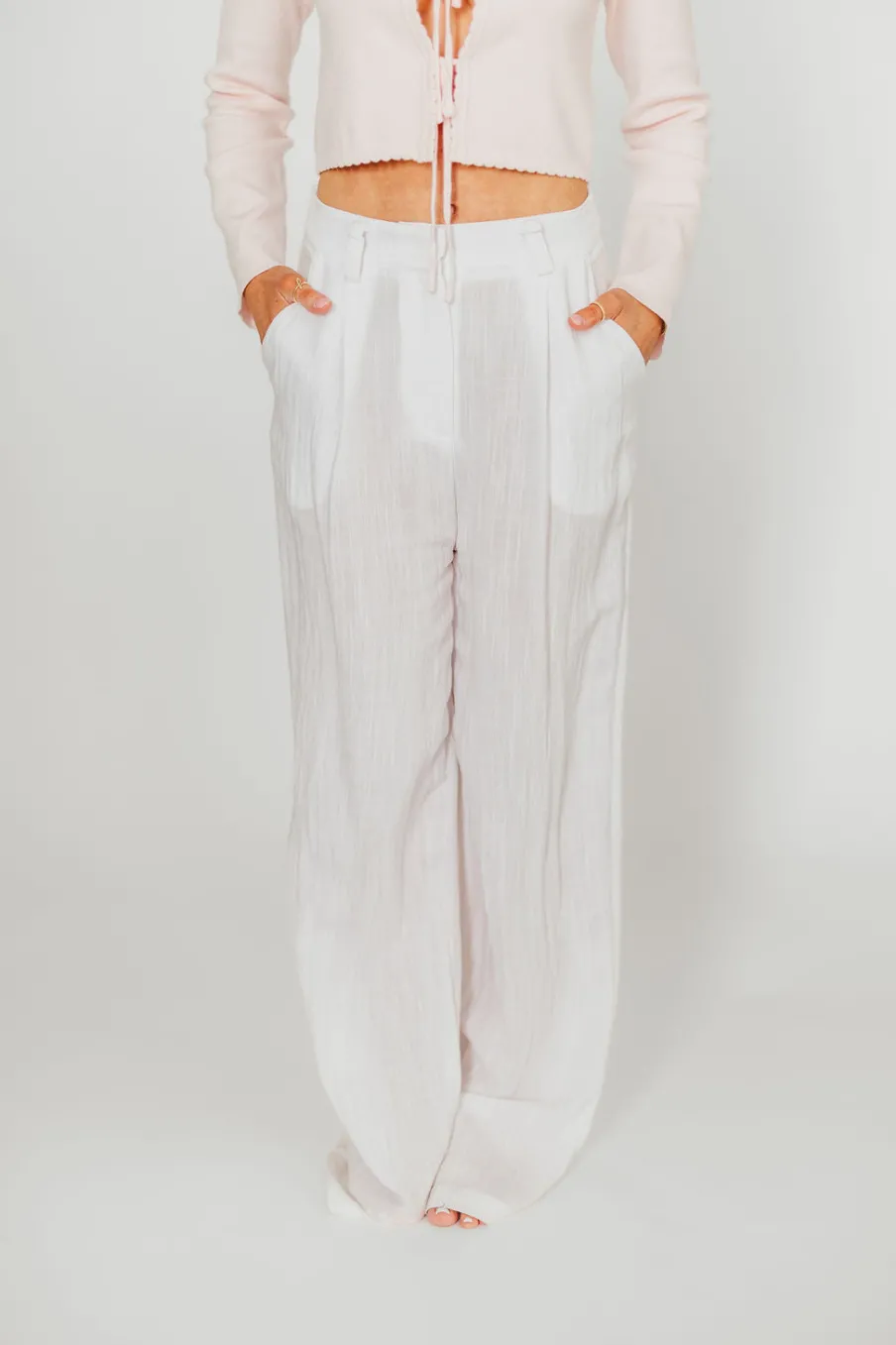 Sale Worth Collective Tamren Pants in White