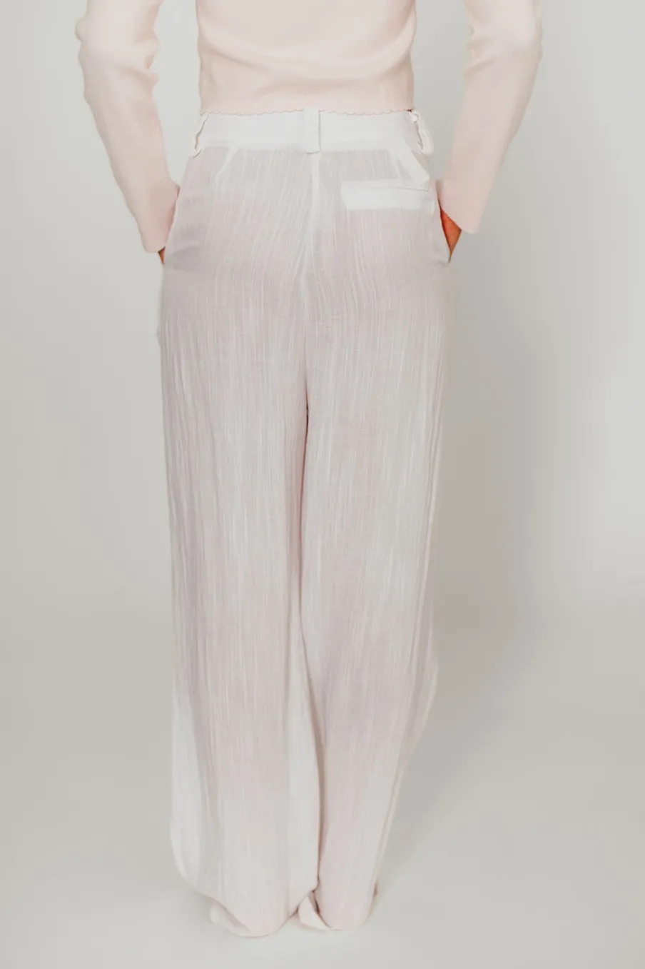 Sale Worth Collective Tamren Pants in White