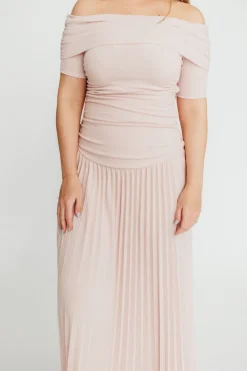 Online Worth Collective The Lennox Maxi Dress in Dusty Pink