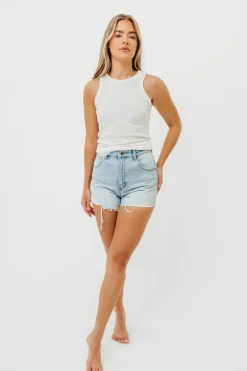 Outlet Worth Collective Toby Tank in Ivory