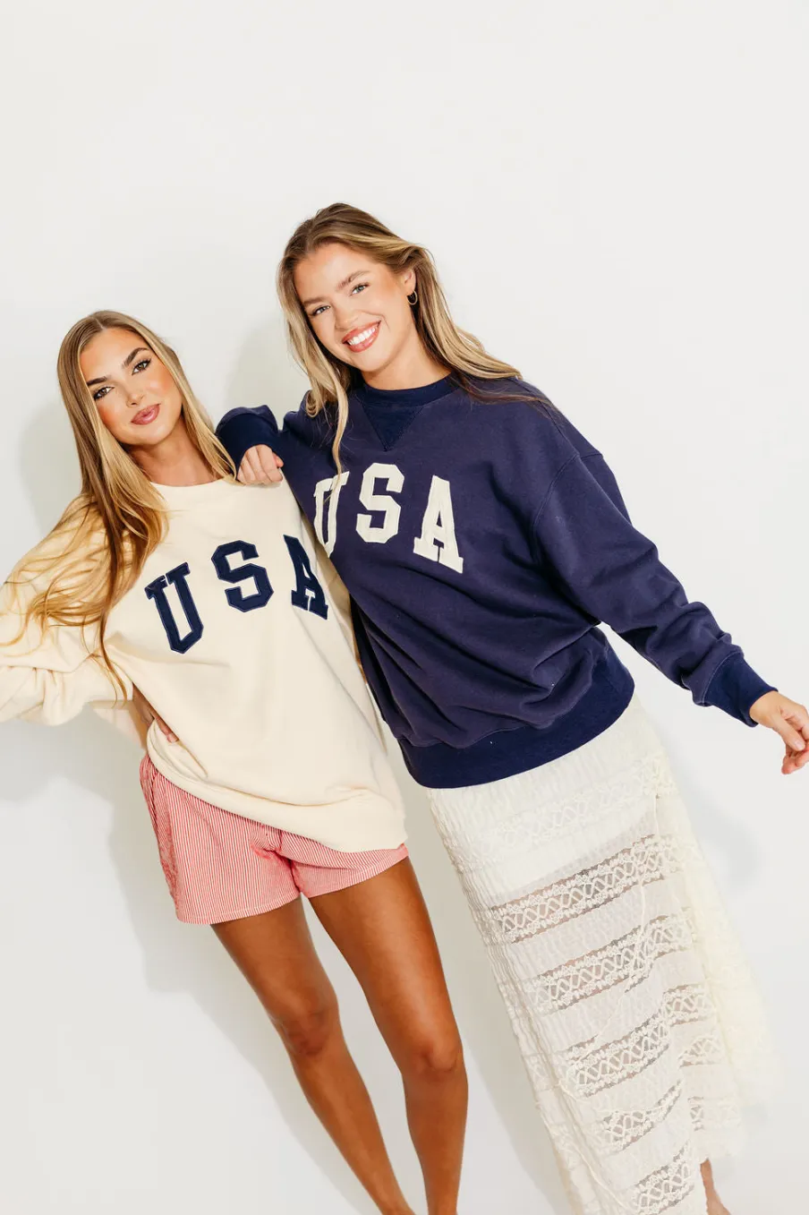 Clearance Worth Collective USA 100% Cotton Terry Pullover in Navy