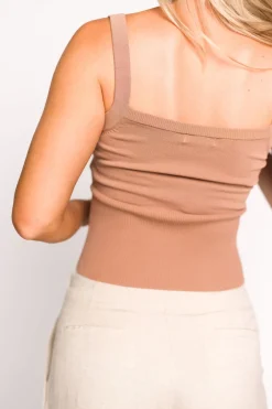 Clearance Worth Collective Willa Tank Top in Latte
